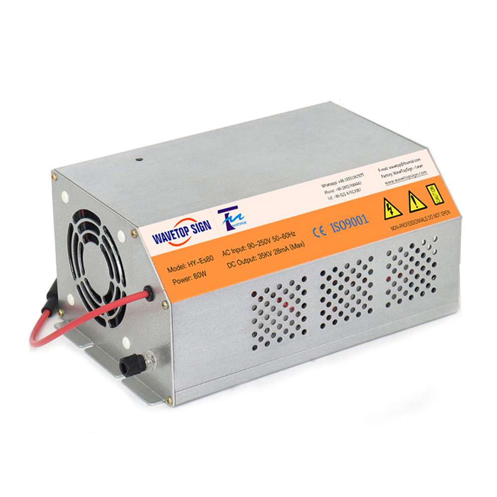 Co2 Laser Engraving Machine - Блок питания для CO2-лазера HY-Es80 мощностью