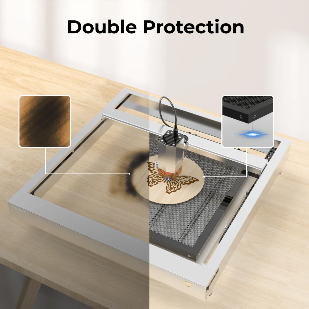 Рабочая поверхность TOOCAA Hon – обзор и цена Co2 Laser Engraving Machine