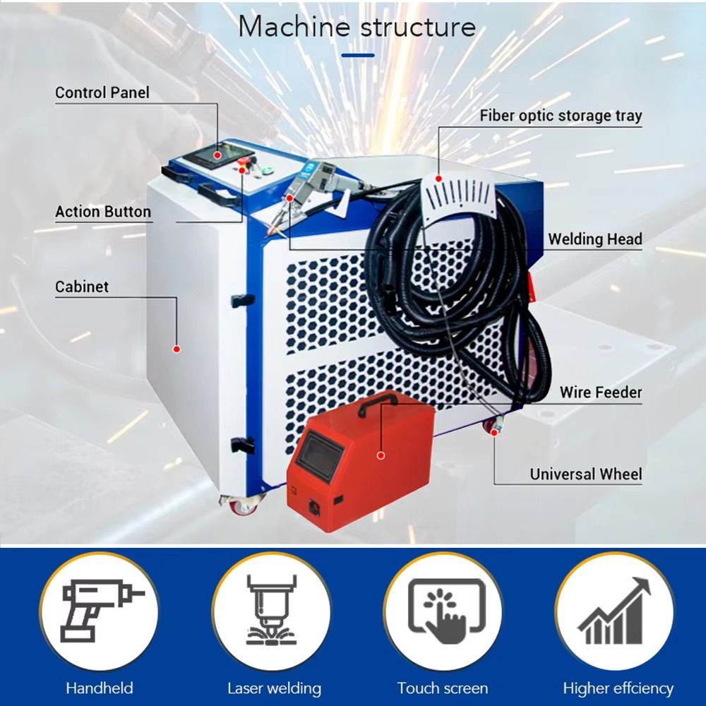 Лазерный сварочный аппарат 4-в – обзор и цена Industrial Laser Welding Machine Youtube
